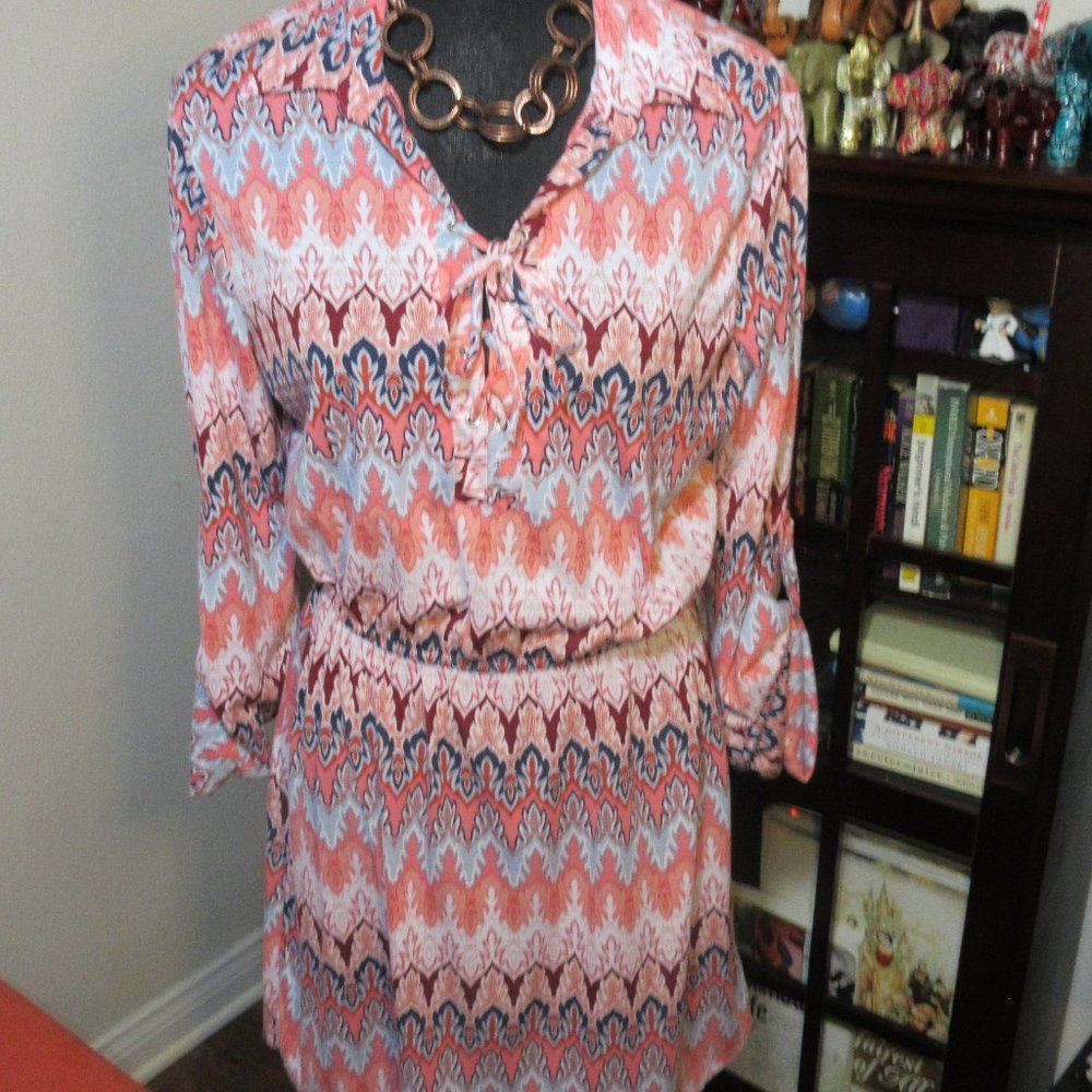 Multi-colored dress, Size L